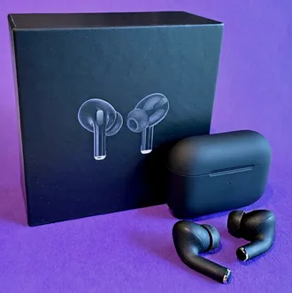 Новые беспроводные наушники Airpods Pro black + бесплатная доставка