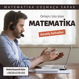 Matematika goşmaça sapak repetitor 