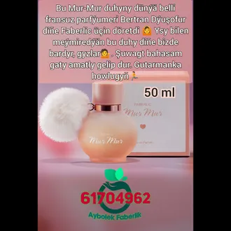 Mur Mur duhy 50ml by Aýbölek Faberlic Turkmenistan Aşgabat Faberlik parfýum 