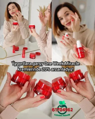 Arzanladyş Ýygyrtlara garşy One Week Miracle krenlerde 20% arzanladyş. Faberlic Türkmenistan Kosmeберлик Туркменистан косметика 