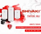 boylerler (водонагреватели) shivaki 100l, 80l, 50l, 30l