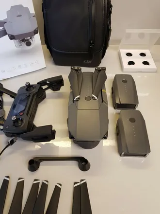 New Dji Mavic Pro Fly More Combo 3 Batteries