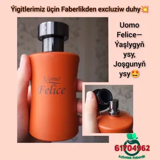 Uomo Felice Faberlic 'den Ýigitlerimiz üçin exclusive duhy by Aýbölek Faberlik Turkmenistan 