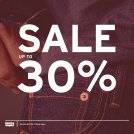 Распродажа в Levi's®! Скидки до 30%! Спешите!