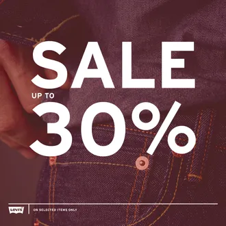 Распродажа в Levi's®! Скидки до 30%! Спешите!