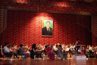 Photoreport: Magali Léger rehearsal before a concert in Ashgabat