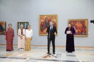 Photo report from the exhibition dedicated to the 100th anniversary of the People's Artist of Turkmenistan Izzat Klychev