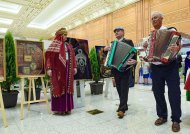 Exhibition of the shopping complex dedicated to the Day of the Turkmen Carpet in Ashgabat