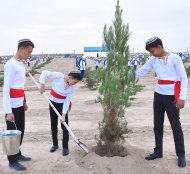 Fotoreportaž: Türkmenistanda bag ekmek çäresi geçirildi