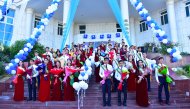 Photoreport: The last bell rang in the schools of Turkmenistan