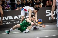 Fotoreportaž: 3x3 basketbol boýunça Aziýanyň kubogyndaky Türkmenistan - Koreýa Respublikasy duşuşygy