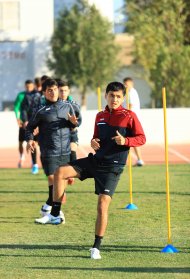 Photo report: Turkmenistan national football team prepares for 2022 FIFA World Cup qualification matches