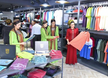 Photoreport: New textile malls opened in Ashgabat