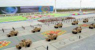 Photos: Military parade in honor of the 30th anniversary of independence of Turkmenistan