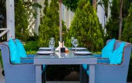Summer terrace Altyn Paradise Garden awaits guests