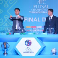 Photo story: A draw ceremony for the 2020 Asian Futsal Championship was held in Ashgabat