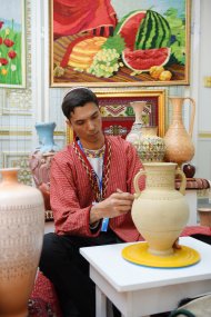 Photoreport: Turkmenabat hosted an international festival of craftsmen and masters of applied arts