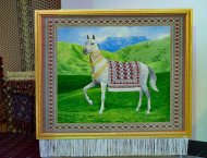 Exhibition-competition in honor of the Ahal-Teke Horse holiday  in Ashgabat