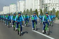 Ashgabat hosts mass bike ride timed to coincide with World Bicycle Day