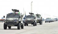 Photos: Military parade in honor of the 30th anniversary of independence of Turkmenistan