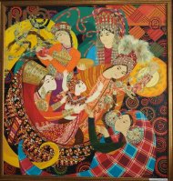 Photo report from the exhibition of works of women artists of Turkmenistan