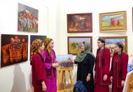 An exhibition of artists from Iran and Turkmenistan has opened in Ashgabat