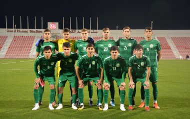 Photo report: Friendly match of the Olympic team of Turkmenistan against Qatar