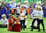 Türkmenistanyň Garaşsyzlygynyň 24 ýyllygynyň şanyna “Aşgabat” stadionyndaky baýramçylyk dabaralaryndan fotoreportaž