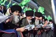 Celebratory horse races took place in Turkmenistan in honor of the 32nd anniversary of independence