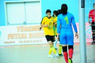 Photo report: Teams from Ashgabat and Ahal played in the final of the Futsal Cup of Turkmenistan among women's teams