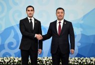 President of Turkmenistan Serdar Berdimuhamedov arrived on a working visit to the Kyrgyz Republic to participate in the next meeting of the Council of Heads of State of the CIS