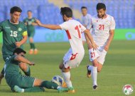 Сборная Туркменистана сыграла вничью с Таджикистаном на старте турнира CAFA Nations Cup-2023