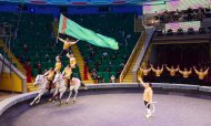 The State Circus of Turkmenistan hosted a performance in honor of the national holiday of the Turkmen horse