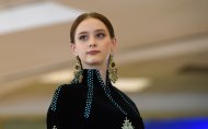 A show of women's clothing from leading national designers took place at the Ashgabat Fashion House