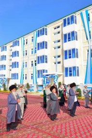 Photoreport from the opening ceremony of a residential building for law enforcement officers in Buzmeyin