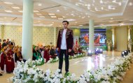 A show of women's clothing from leading national designers took place at the Ashgabat Fashion House