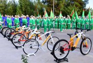 Photo story: President of Turkmenistan donates latest modifications bikes to orphans