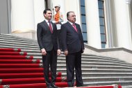 State visit of Serdar Berdimuhamedov to Tajikistan