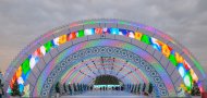 New Year's lights were solemnly lit on the main tree of Turkmenistan