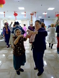 Photo report: New Year's Eve party for elderly people in Ashgabat