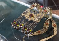 Exhibition of jewelry in the Main National Museum of Turkmenistan