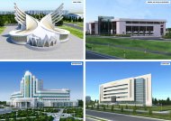 Photos of the construction project of the new administrative center of the Akhal velayat