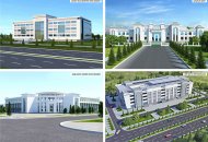 Photos of the construction project of the new administrative center of the Akhal velayat