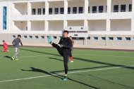 Photo report: DPR Korea football team training in Ashgabat