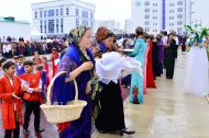 Фоторепортаж: В крупном жилом массиве Ашхабада введены в эксплуатацию новые дома