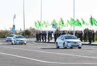 Fotoreportaž: Aşgabatda sebitiň iri logistika merkezi açyldy