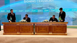 Turkmenistan and Kazakhstan Sign Memorandum on Gas Cooperation