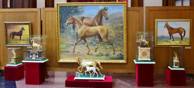 Photoreport: An exhibition dedicated to the national day of the Akhal-Teke horse was held at the State Museum of Turkmenistan