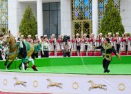 Photoreport from the celebrations organized at the international Akhal-Teke equestrian sports complex on the occasion of the national day of the Turkmen horse