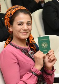 1530 people solemnly received the passport of a citizen of Turkmenistan